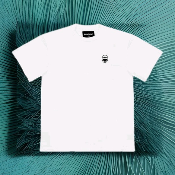 BIGFACE Other - BIGFACE Coffee Oversized Heavyweight T-Shirt White XL 365 GSM Combed Cotton USA